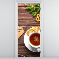 Mivali Fototapet pentru ușă - Cana cu decorațiuni (D020532D95205)