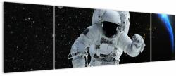 Mivali Tablou - Astronaut în Cosmos, din trei bucăți 170x50 cm (V022266V17050)