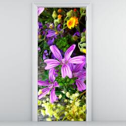 Mivali Fototapet pentru ușă - Flori de câmp (D020311D95205)