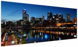 Mivali Tablou cu noaptea în Melbourne, dintr-o bucată 250x125 cm (V021506V250125)