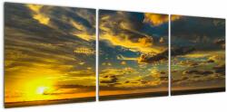 Mivali Apus de soare la mare, din trei bucăți 120x40 cm (V020085V12040)