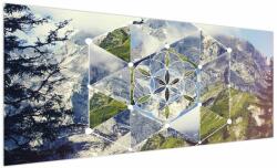 Mivali Tablou - Model geometric, dintr-o bucată 250x125 cm (V023041V250125)