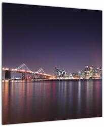 Mivali Tablou cu privirea spre San Francisco, California, dintr-o bucată 50x50 cm (V021342V5050)
