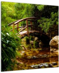Mivali Tablou - Pod prin râu, dintr-o bucată 50x50 cm (V022194V5050)