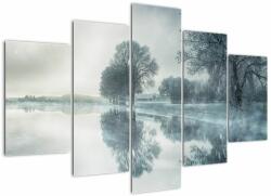 Mivali Tablou cu natura iarna, din cinci bucăți 150x105 cm (V020926V150105)
