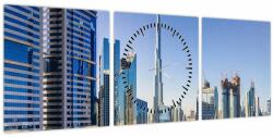 Mivali Tablou - Dimineața la Dubai (cu ceas), din trei bucăți 90x30 cm cu ceas (V021714V9030C)