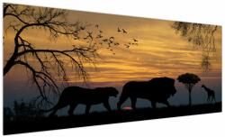 Mivali Tablou cu Safari, dintr-o bucată 250x125 cm (V020692V250125)