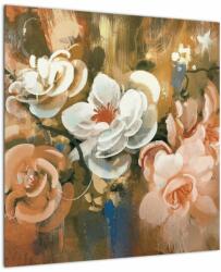 Mivali Tablou -Buchet de flori pictat, dintr-o bucată 50x50 cm (V022001V5050)