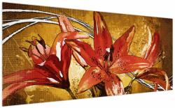 Mivali Tablou cu flori de crini, dintr-o bucată 200x100 cm (V022065V200100)