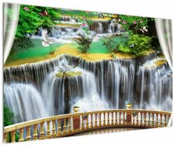 Mivali Tablou - Privire la cascade magice, dintr-o bucată 120x80 cm (V022798V12080)