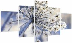 Mivali Tablou - Flori înghețate, din cinci bucăți 125x70 cm (V023939V12570)