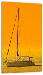 Mivali Tablou - Barca în mijlocul mării, dintr-o bucată 20x30 cm (V022634V2030)