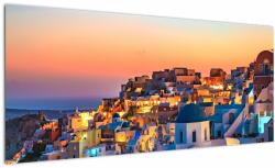 Mivali Tablou - Santorini în amurg, dintr-o bucată 100x40 cm (V021709V10040)