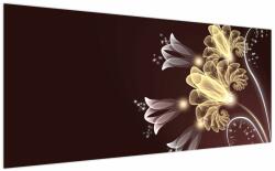 Mivali Tablou - Flori strălucitoare, dintr-o bucată 200x100 cm (V023575V200100)