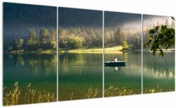 Mivali Tablou cu lac, din patru bucăți 160x80 cm (V020401V16080)