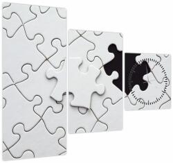 Mivali Tablou cu puzzle (cu ceas), din trei bucăți 90x70 cm cu ceas (V020423V9070C)