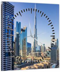 Mivali Tablou - Dimineața la Dubai (cu ceas), dintr-o bucată 30x30 cm cu ceas (V021714V3030C)