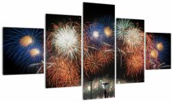 Mivali Tablou cu artificii, din cinci bucăți 125x70 cm (V021147V12570)