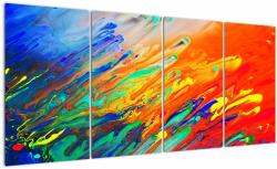 Mivali Tablou - Abstract colorat, din patru bucăți 160x80 cm (V022528V16080)