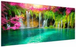 Mivali Tablou - Cascada, Lacurile Plitvice, Croația, dintr-o bucată 200x100 cm (V022939V200100)