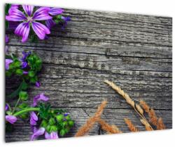 Mivali Tablou - flori de câmp, dintr-o bucată 90x60 cm (V020307V9060)
