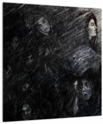 Mivali Tablou - Tristețe și renunțare, dintr-o bucată 40x40 cm (V022011V4040)