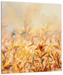 Mivali Tablou - Frunze în culori de toamnă, pictură în ulei, dintr-o bucată 30x30 cm (V022908V3030)