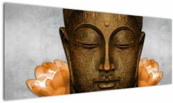 Mivali Tablou cu statuie cu detaliu a feței, dintr-o bucată 145x58 cm (V021963V14558)