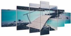 Mivali Tablou cu pod din lemn, din șapte bucăți 210x100 cm (V020647V210100)