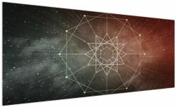 Mivali Tablou - Dodecagrama cosmică, dintr-o bucată 250x125 cm (V022894V250125)