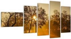 Mivali Tablou - Răsărit de soare, din cinci bucăți 110x60 cm (V022432V11060)