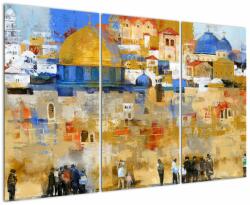 Mivali Tablou - Zidul plângerii, Ierusalim, Israel, din trei bucăți 120x80 cm (V023110V120803PCS)