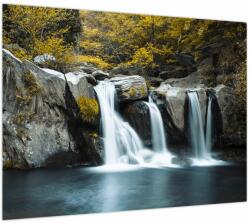 Mivali Tablou - Cascade, Lushan, China, dintr-o bucată 70x50 cm (V023674V7050)