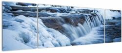 Mivali Tablou - Râu iarna, din trei bucăți 170x50 cm (V022736V17050)