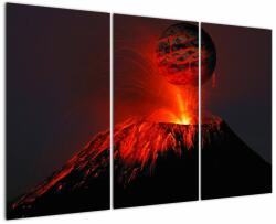 Mivali Tablou cu vulcan, din trei bucăți 120x80 cm (V020642V120803PCS)