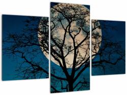 Mivali Tablou copacului cu lună plină, din trei bucăți 90x60 cm (V021355V90603PCS)