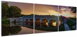 Mivali Tablou cu pod, din trei bucăți 150x50 cm (V020801V15050)
