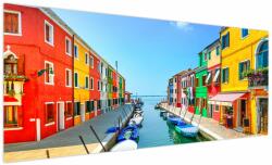 Mivali Tablou - Insula Burano, Veneția, Italia, dintr-o bucată 250x125 cm (V022522V250125)