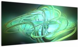 Mivali Tabloul cu abstracție verde, dintr-o bucată 100x40 cm (V020063V10040)