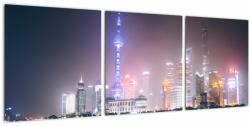 Mivali Tabloul Shangai nocturn, din trei bucăți 90x30 cm (V020073V9030)