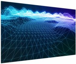 Mivali Tablou - Munți în model de calculator, dintr-o bucată 150x100 cm (V022019V150100)