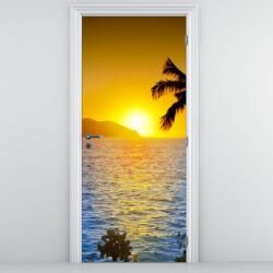 Mivali Fototapet pentru ușă - Apus de soare la mare (D021905D95205)