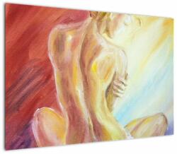 Mivali Tablou - Imaginea unei femei care se odihnește, pictură în ulei, dintr-o bucată 100x70 cm (V023493V10070)