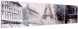 Mivali Tablou - Pictură în ulei, Paris, din patru bucăți 160x40 cm (V023196V16040)