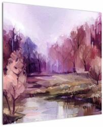 Mivali Tablou - Peisaj de toamnă - pictură, dintr-o bucată 70x70 cm (V022395V7070)
