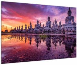 Mivali Tablou - Buddha la apus, dintr-o bucată 90x60 cm (V022840V9060)