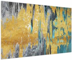 Mivali Tablou - Design auriu, dintr-o bucată 120x80 cm (V024058V12080)