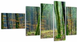Mivali Tablou cu pădure, din cinci bucăți 110x60 cm (V020904V11060)