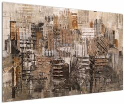 Mivali Tablou - Abstract, nuanțe maro, dintr-o bucată 120x80 cm (V023011V12080)