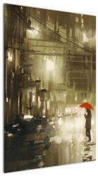Mivali Tablou - Femeie într-o noapte ploioasă, dintr-o bucată 60x90 cm (V023207V6090)